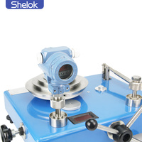 Calibrateur de pression à piston de haute précision Shelok, testeur à poids mort, précision de 0,02 % pour l'étalonnage des transmetteurs et des capteurs