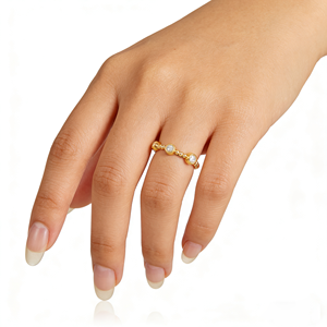 Anillo de Compromiso Clásico de Oro Sólido de 10K, 14K, 18K, Chapado en Oro de 14K, con Diamante CVD Cultivado en Laboratorio, Certificado IGI, para Hombre y Mujer - Product Image 5