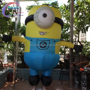 Inflatable Phim Hoạt Hình Nhân Vật Dễ Thương Inflatable Minions Đi Bộ Trang Phục