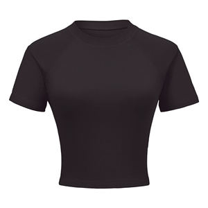 2025 Primavera/Verano 250g Tee Recortada Edgy Baddie Estética - Product Image 1