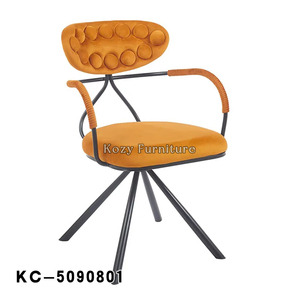 Cadre en métal enduit de <span class=keywords><strong>poudre</strong></span> noir jambe restaurant salle à manger <span class=keywords><strong>chaise</strong></span> <span class=keywords><strong>velours</strong></span> siège <span class=keywords><strong>chaise</strong></span> pour les ventes - Product Image 5