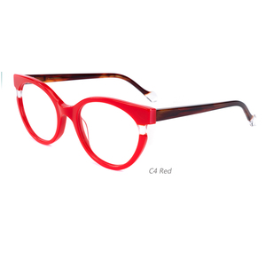 Logo personalizzato rotondo acetato ottico blocco di colore <span class=keywords><strong>multicolore</strong></span> miopia occhiali da lettura occhiali protettivi - Product Image 5