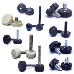 Profesional disesuaikan untuk gagang mebel tombol berbagai ukuran warna plastik berulir PP ABS bintang segitiga sekrup pegangan - Product Image 3