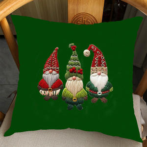 扔枕套十字绣套装手工工艺品扔枕套圣诞刺绣套装初学者 - Product Image 6