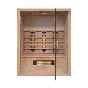 Salle de sauna infrarouge lointain 2 personnes Sauna infrarouge intérieur en <span class=keywords><strong>bois</strong></span> - Product Image 1