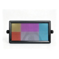 Stroboscope 100 8 Zones 800 LED RGB Matrice de Pixels DMX512 Lumière Stroboscopique Wash pour Discothèque DJ Fête KTV Bar Pub