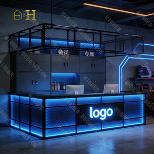 Design Futuristico per Sala Giochi, Ampio Divano Confortevole e Set di Mobili Premium per Bar di E-sports - Product Image 4