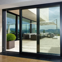 NFRC AS2047 CE Aluminium-Fenster und -Türen mit Thermischer Trennung Vertikale Schiebefenster Modernes Design Schalldicht Edelstahl-Fliegengitter Schlafzimmer