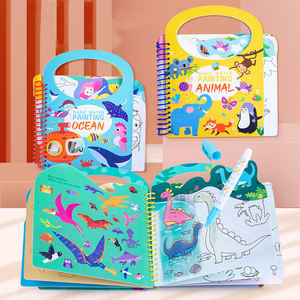 Hot Fun Kids Wieder verwendbare Malerei Zeichnung Tier Cartoon Malbuch Magic Water Malbuch - Product Image 4