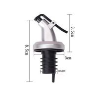 Bouchon de bouteille d'huile Bouchon de verrouillage Joint étanche Buse en caoutchouc de qualité alimentaire Pulvérisateur Distributeur d'alcool Verseur de vin Outil de barre de cuisine