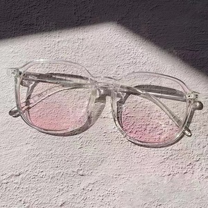 กรอบแว่นตา TR90 ทรงกลมเต็มกรอบ รุ่นเรโทร สำหรับทุกเพศ ป้องกันแสงสีฟ้า เลนส์เรซิ่นน้ำหนักเบา ปี 2022 - Product Image 3