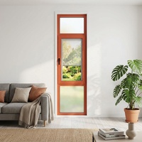 Ventana Abatible de Aluminio con Certificación Estándar RC4 de la UE para Proyectos de Construcción en el Extranjero, Suministro al por Mayor, Perfil Personalizado