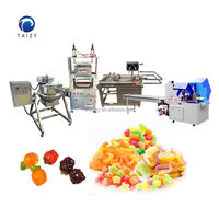 Prijs van een machine voor het maken van fruit-smaak lolly's, zoete toffee, snoep, gelei, gummy's, karamel, zacht en hard snoep.