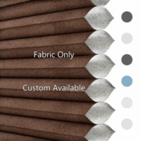 Tissu pour stores alvéolaires occultants en non-tissé Spunlace imperméable, noir intégral, 20 mm, personnalisé
