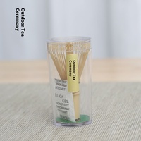 Fouet à matcha en bambou écologique Estick, design classique, outils à matcha japonais, 80 poils, capacité de 350 ml, utilisation en café, cérémonie du thé
