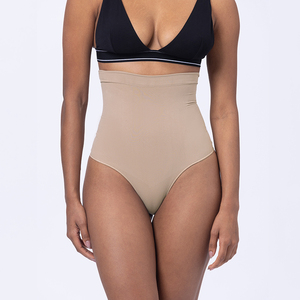 Perizoma a vita alta a forma di perizoma a forma di elastico per intimo mutandine modellanti per il corpo senza soluzione di continuità da donna - Product Image 5
