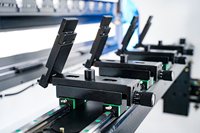 Presse plieuse électro-hydraulique à économie d'énergie avec commande servo WAD 220T 4000, machine de pliage de métal CNC