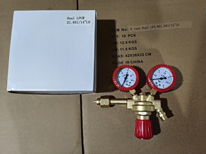 ตัวปรับแรงดันแก๊สทองเหลืองแบบอิตาลีสำหรับตัดแก๊ส รุ่นท็อปเรกูเลเตอร์ - Product Image 5