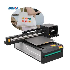 High Speed Flat Printer LED UV Printer A2 A3 Size Customizable Double Print Head UV Flat Printing Machine For DTF T-shirts