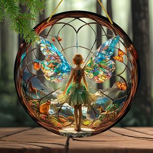 1 الكلاسيكية الاكريليك السحر الغابات الجنية الماسك اليد المصنوعة الكريستال شنقا حلم - Product Image 2