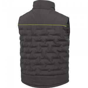DELTA PLUS - GRAVIGJ3X 2 couches laminées polyester gris-jaune duvet bodywarmer-VESTES DE TRAVAIL EAN 3295249250560 - Product Image 2