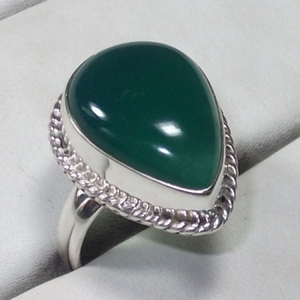 Green Onyx Oval Bezel 925 Sterling <b>Silver</b> Handmade <b>Stacking</b> <b>Ring</b> For Women Jewellery eternity vermeil <b>ring</b> - Product Image 2