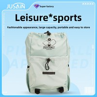 Sac à dos respirant pour activités de plein air, idéal pour le badminton, le tennis, le cyclisme, la randonnée, les loisirs et les voyages, avec compartiment pour raquette de pickleball