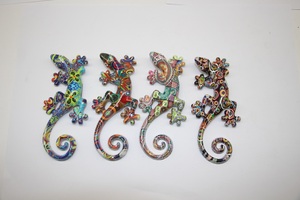 3D decorativo <span class=keywords><strong>Barcelona</strong></span> España recuerdo Gecko estatua <span class=keywords><strong>mosaico</strong></span> lagarto resina figuras lagarto figura recuerdo turístico - Product Image 5