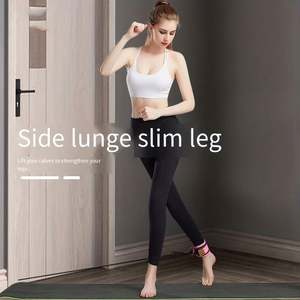 Anneau de musculation pour cheville et hanche Gantry, largeur 42-44 cm, équipement de fitness incliné pour fessiers, en similicuir, usage commercial - Product Image 3