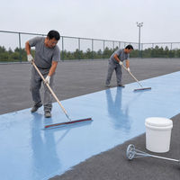Revêtement de terrain de pickleball en acrylique élastique MCG, peinture pour sols sportifs à base d'eau pour surfaces de terrains intérieurs et extérieurs