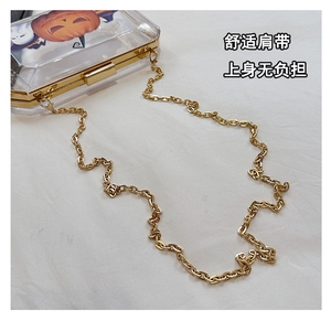 Sac à cosmétiques transparent en PVC JIANUO, sac à main en acrylique avec chaîne, sacs de soirée pour filles - Product Image 3