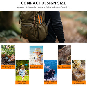 360 độ phát hiện Vòng que nhỏ Máy dò kim loại với âm thanh/rung/âm thanh & rung không thấm nước IP68 - Product Image 4