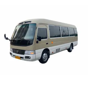 Original Toyota LHD Toyota Coaster Bus 29 Seats Diesel Engine Good Condition For Sale