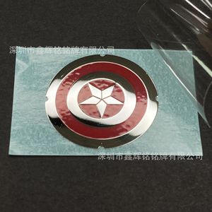Pegatina Personalizada con Logotipo de Araña Metálica, Material de Níquel, Grosor de 0.06mm, Adhesivo Termofusible para Decoración de Teléfonos - Product Image 4