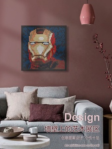 لوحات بناء فنية 48 × 48 بكسل 1 × 1 نقطط طوب حائط لوحات ديكور منزلي تصنعها بنفسك متوافقة مع شعار ألعاب هدايا نموذج لعبة - Product Image 6