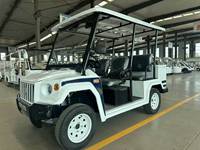 Véhicule utilitaire électrique UTV 2 places avec benne basculante de 2 m, boîte de chargement, 4 kW, 60 V, 100 Ah, type pick-up, chariot de golf, véhicule de patrouille, 40 km/h