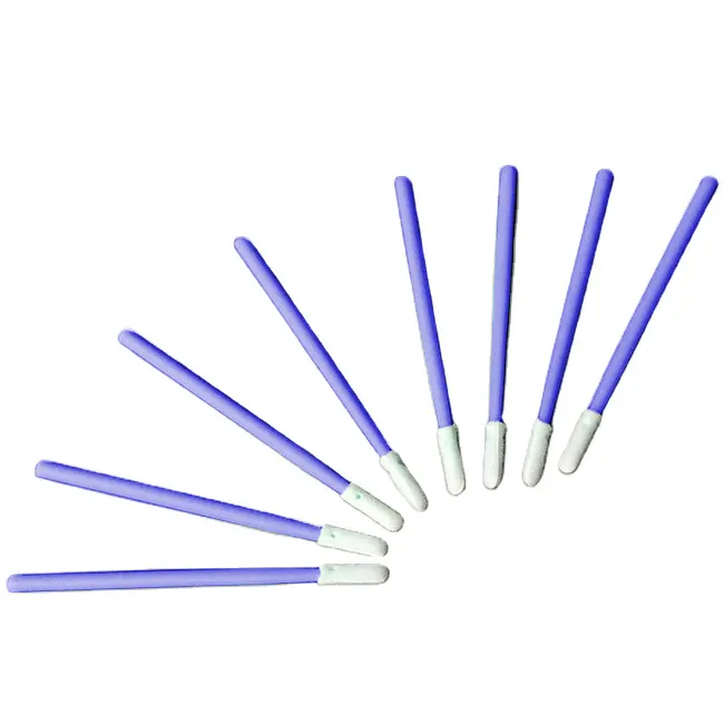 500 pcs Factory Supply Disposable Industrial Cleanroom Lint Free Cleaning Swab Foam Tip