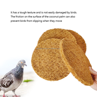 Bol à œufs en plastique pour pigeon voyageur, nid de pigeon voyageur, QA Brown Palm Mats