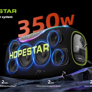 ลำโพง Hopestar A80 รุ่นดั้งเดิม ระบบเสียงระดับมืออาชีพสำหรับใช้งานกลางแจ้ง กันน้ำ พกพาสะดวก พร้อมไมโครโฟน - Product Image 2