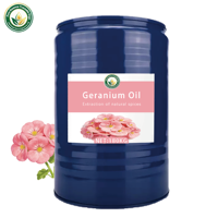 Huile de Géranium (Pelargonium Graveolens) 100% Distillée à la Vapeur, Fraîche, Florale Rose pour la Relaxation, l'Équilibre Émotionnel, l'Aromathérapie, en Vrac