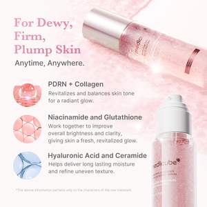 Sérum en Brume Gelifiée au Collagène Rose PDRN Medicube 100ml, Sérum Visage avec Acide Hyaluronique, Soin Blanchissant pour la Peau - Product Image 3
