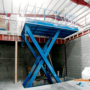 Электрический ножничный подъемник с фиксированной платформой для тяжелых грузов, гидравлический рабочий стол для перемещения материалов на производстве - Product Image 3