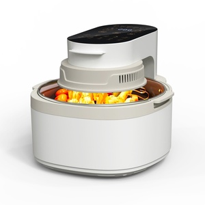 Four à Friture à Air Chaud Visuel Moderne 8L en Acier Inoxydable avec Tube Chauffant Électrique Motorisé 1350W et Convection d'Air Chaud (Écologique) pour - Product Image 1