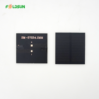 Échantillon rapide, panneau solaire Foldsun non standard 57*54.2mm 5V PET PERC haute efficacité 22.4%, support d'usine personnalisé, service ODM OEM