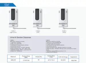 Fengjie ציבורי אסלה אוטומטית אסלת & המשתנה Sanitizer Dispenser