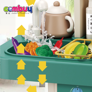 <strong>Children</strong> Colour Cooking Game Table Toy Pretend <strong>Play</strong> <strong>Kitchen</strong> - Product Image 5