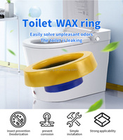 Horing WPF108 Amerikanische Größe Smart-Toiletten-Ersatzteile Hochelastische Flexible Gelb/Grüne Wachsscheiben-Schrauben 2025 Werkspreis