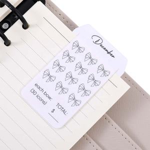 Hongbo Best Seller A5/A6/A7 Tablero de instrumentos insertado para ahorrar Desafío con 3 agujeros de 12 hojas/24 páginas en 12 meses - Product Image 1