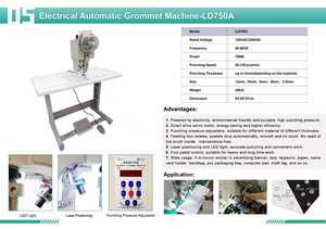 Tina LD750A 5mm 6mm 8mm 10mm 12mm macchina <span class=keywords><strong>elettrica</strong></span> automatica con occhielli macchina punzonatrice fori 1000 pezzi occhielli - Product Image 3
