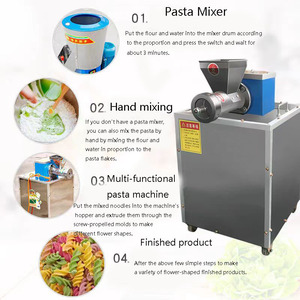 Nouilles à vis spaghetti couscous pâtes courtes <span class=keywords><strong>mini</strong></span> machine macaroni macaroni extrudeuse machine à pâtes multifonctionnelle - Product Image 2